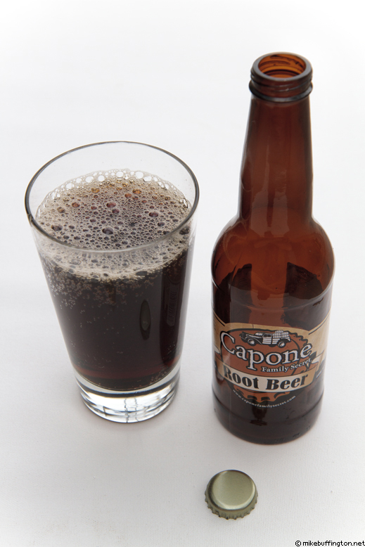 Capone Family Secret Root Beer Poured
