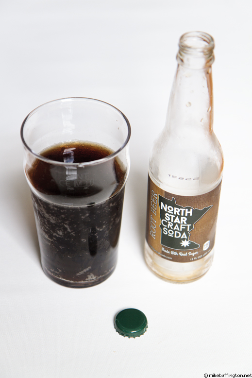 North Star Root Beer Poured