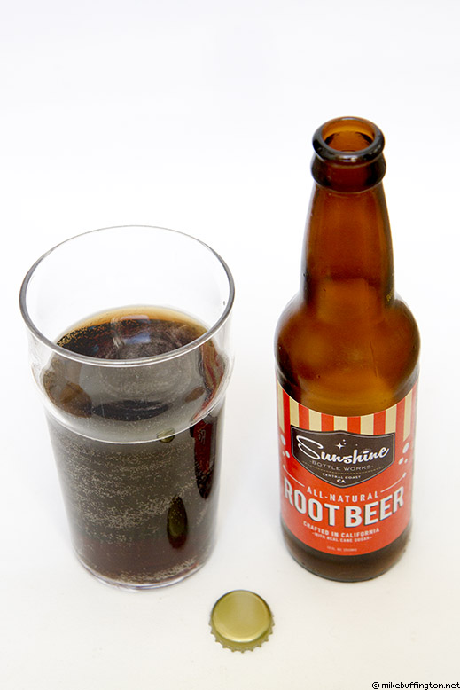 Sunshine All-Natural Root Beer Poured