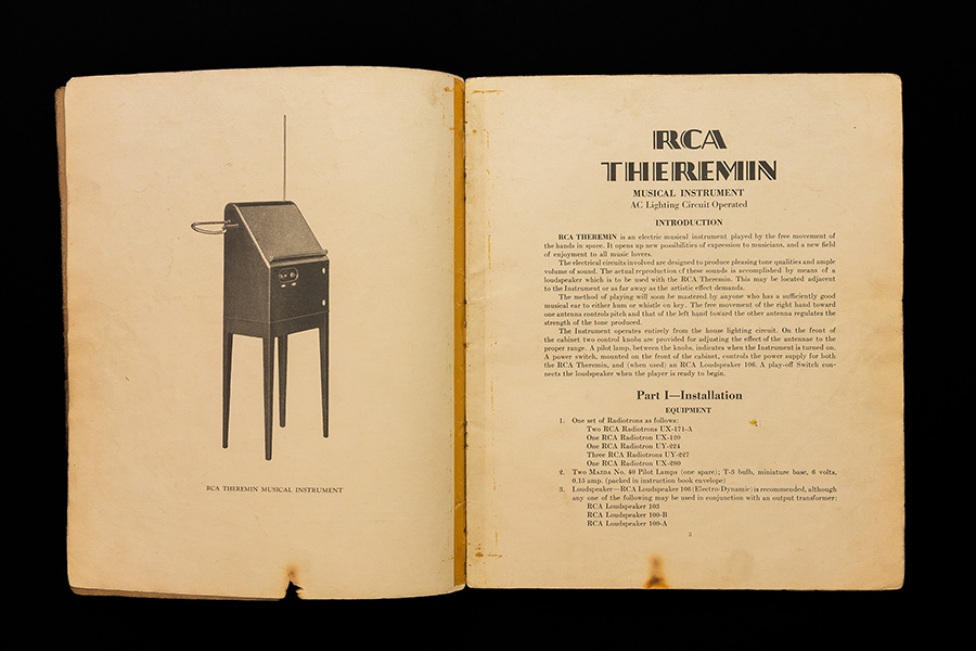 Original RCA Theremin Owners Manual