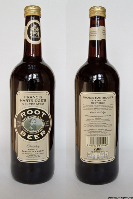 Francis Hartridge’s Celebrated Root Beer (Big Bottle)