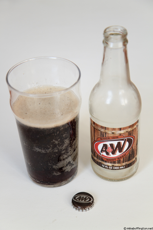 A&W Root Beer Poured