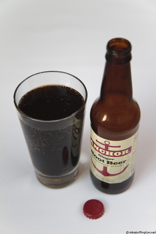 Anchor Ginger Root Beer Poured