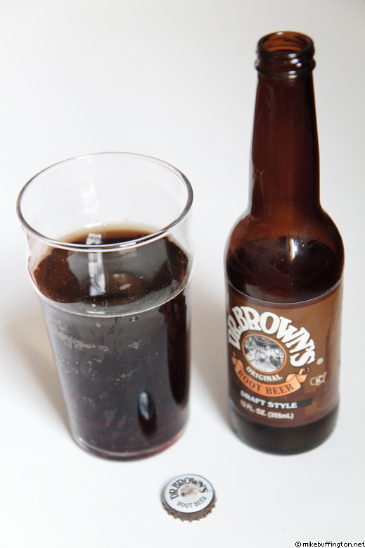 Dr Brown’s Original Root Beer Poured