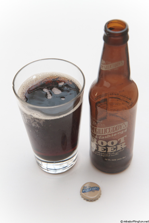 Dr. McGillicuddy's Old-fashioned Root Beer Poured