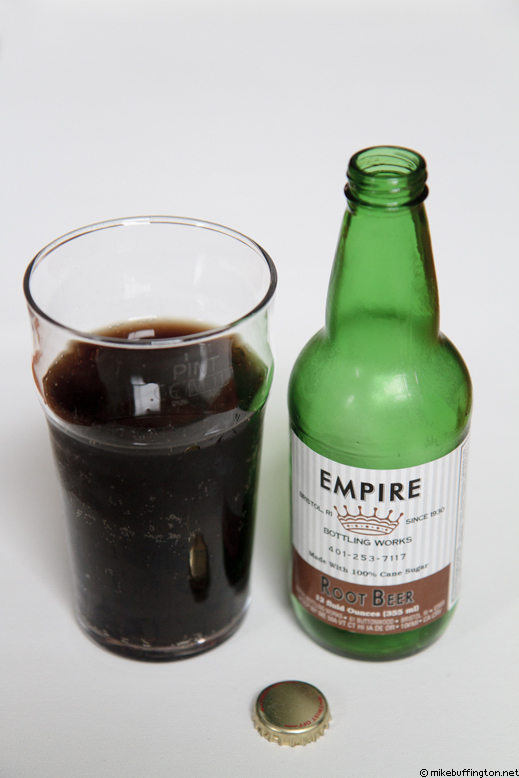 Empire Bottling Works Root Beer Poured