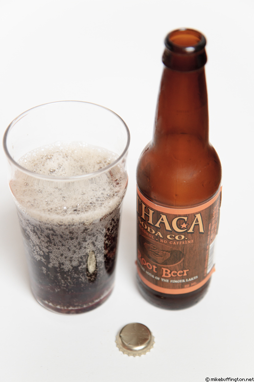 Ithaca Soda Co. Root Beer Poured