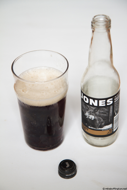 Jones Soda Co. Root Beer Poured