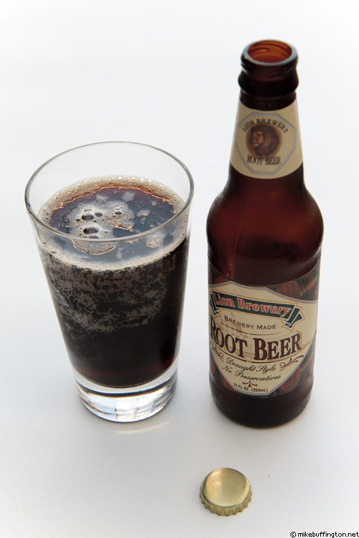 Lion Brewery Root Beer Poured