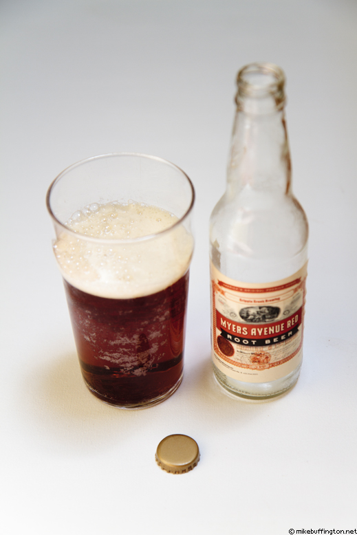 Myers Avenue Red Root Beer Poured
