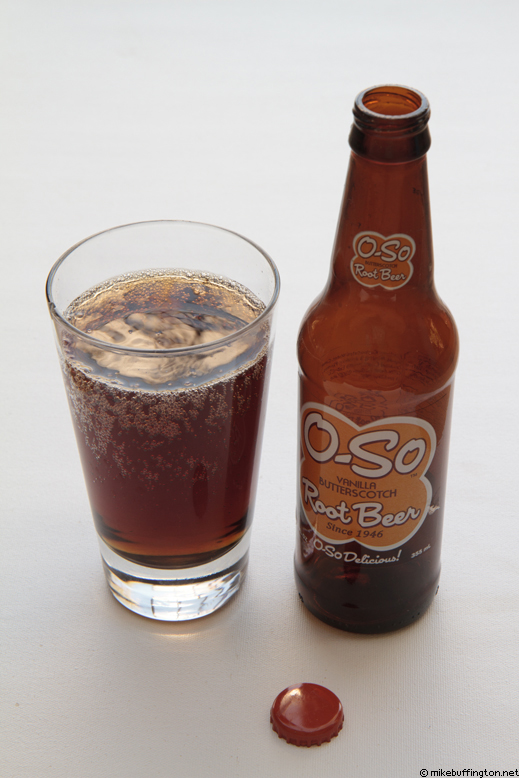 O-So Vanilla Butterscotch Root Beer Poured