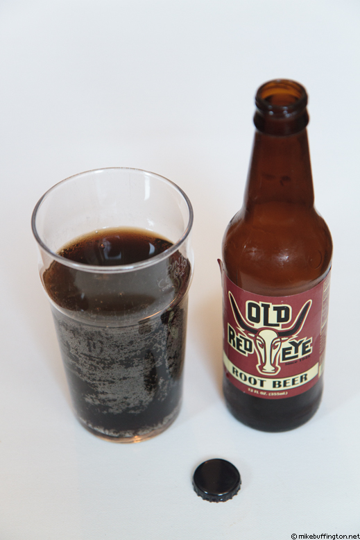 Old Red Eye Root Beer Poured