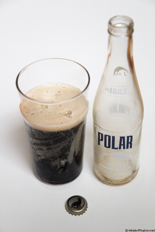 Polar Root Beer Poured