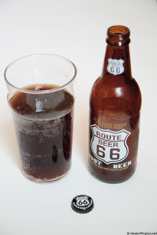 Route 66 Beer Root Beer Poured