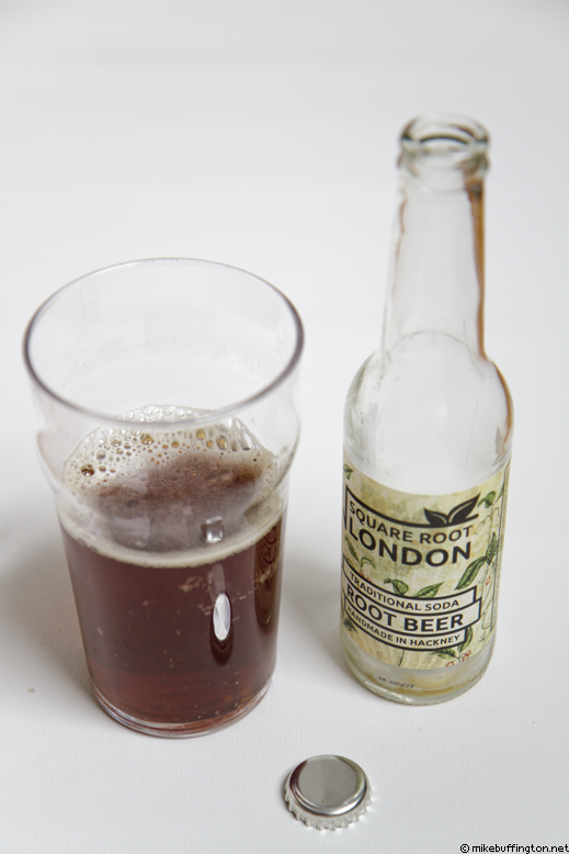 Square Root London Root Beer Poured