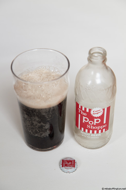 The Pop Shoppe Root Beer Poured